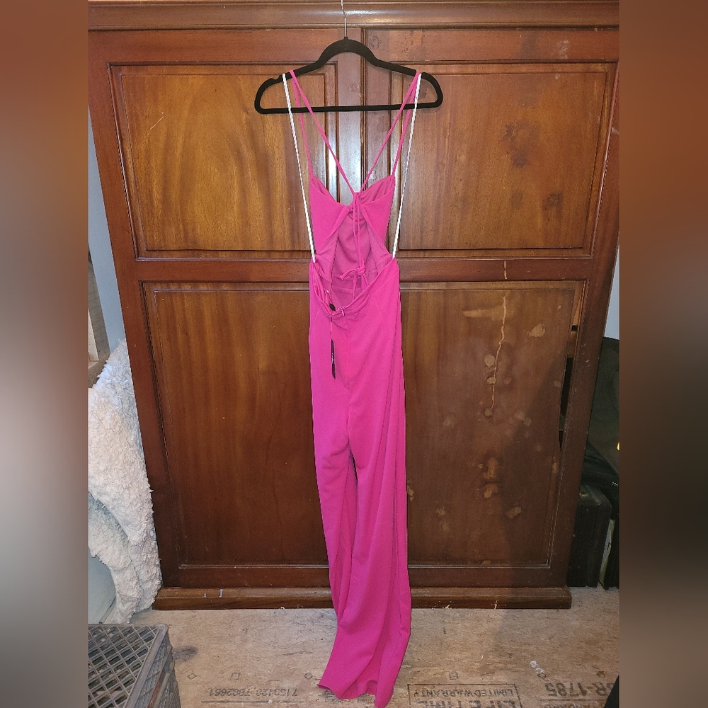 Lulu's Pink Elegant Jumpsuit